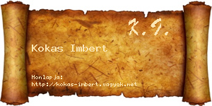 Kokas Imbert névjegykártya
